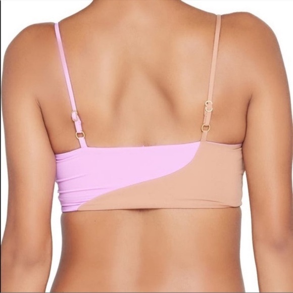 🆕 L*Space Color Block Ari Bikini Top - Picture 2 of 5